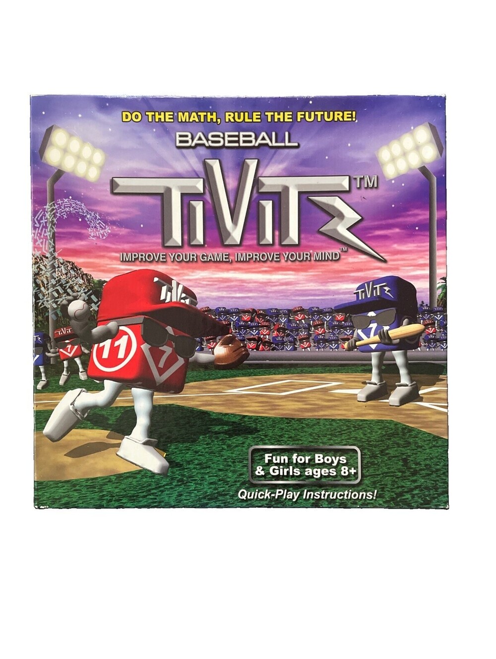 New Tivitz Math Games Baseball Themed Educational Math Strategy School Game